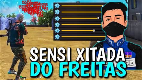 A melhor SENSI do Free Fire (Atualizada .